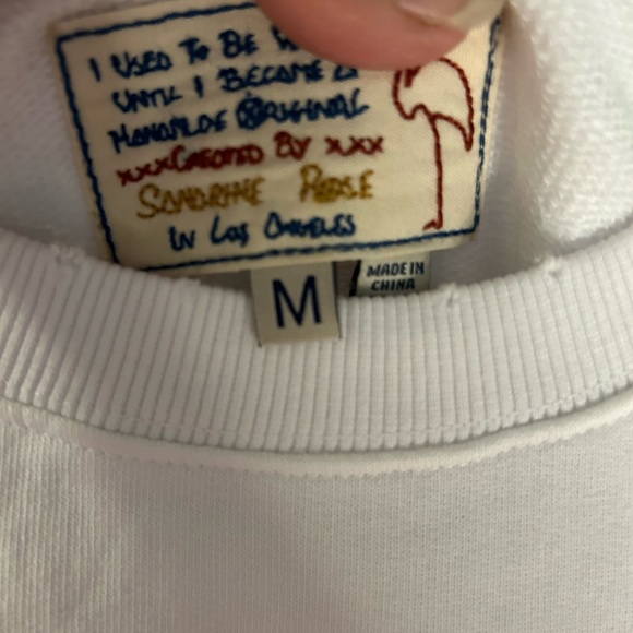 Free People x Sandrine Rose Convertible Sweatshirt. NWT - Picture 5 of 5